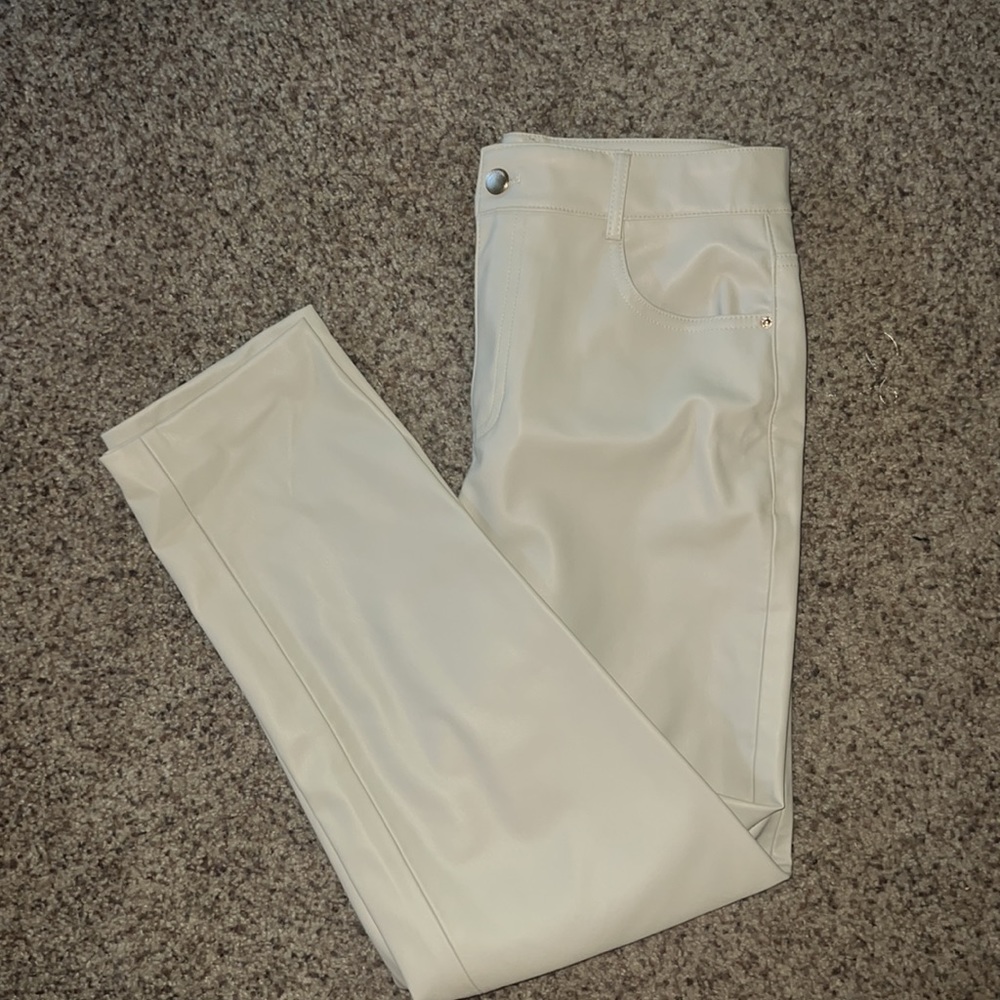 Zara leather pants